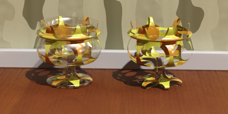 Mapping the transparency (left) vs. <b>cutout_opacity</b> (right)