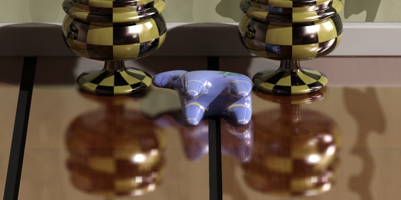 No detail distance (left), with detail distance (right)