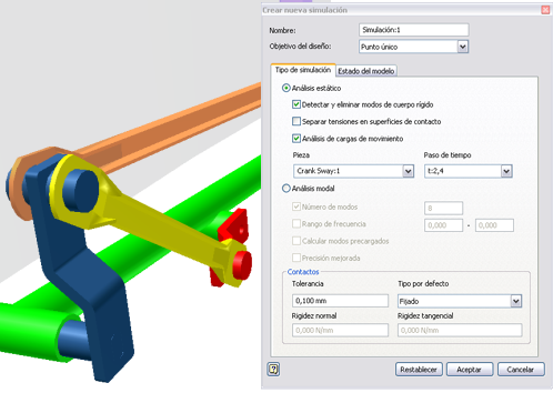 Importaci N De Cargas De Movimiento De Simulaci N Din Mica Inventor