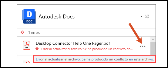 Mover el cursor sobre el mensaje