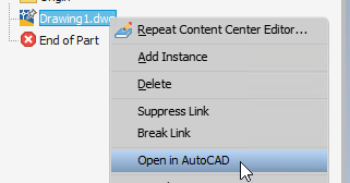 Quando Si Utilizza Il Comando Apri In AutoCAD In Inventor Viene