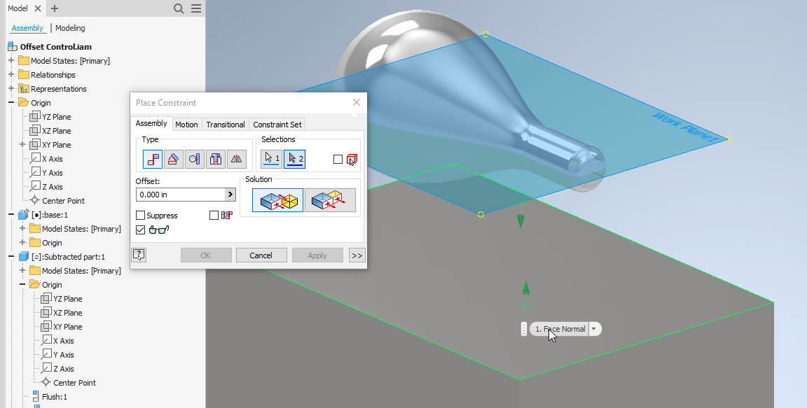 Comment Cr Er Une Pi Ce D Riv E Avec Des D Calages Dans Inventor