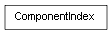 Inheritance diagram of ComponentIndex