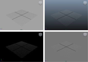 更改视图面板背景色 Maya Autodesk Knowledge Network