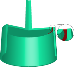 圆盘形（隔膜）浇口