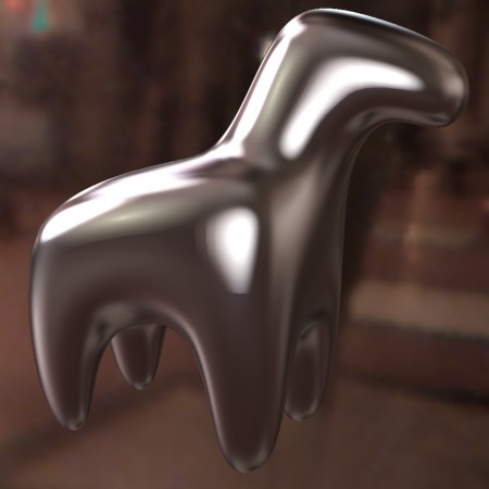 使用 <i>mia_envblur</i> 的光泽反射