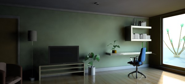 具有 500 束光线且密度为 1.5 的 FG