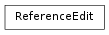 Inheritance diagram of ReferenceEdit