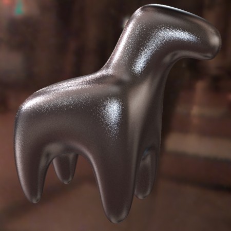 サンプル数 8 の光沢反射