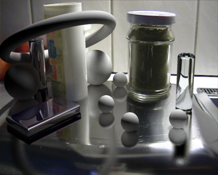 反射の減算: 大幅に改善された外観