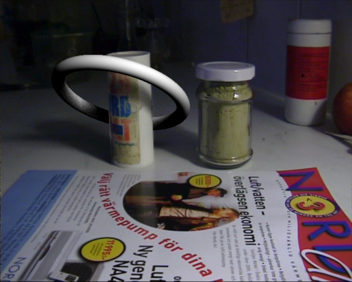 明るく照らされていない方の写真から取得したシャドウ