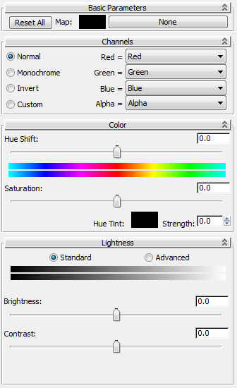 Color Correction Map 3ds Max 17 Autodesk Knowledge Network