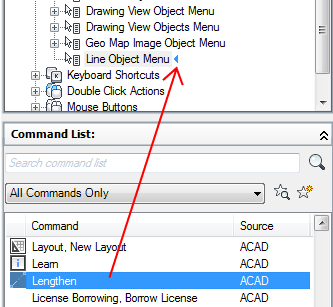 autocad right click menu customization