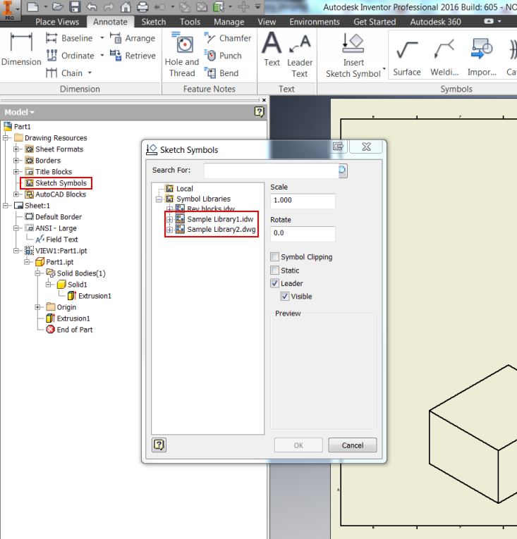 General Enhancements In Drawings Inventor Lt 2017