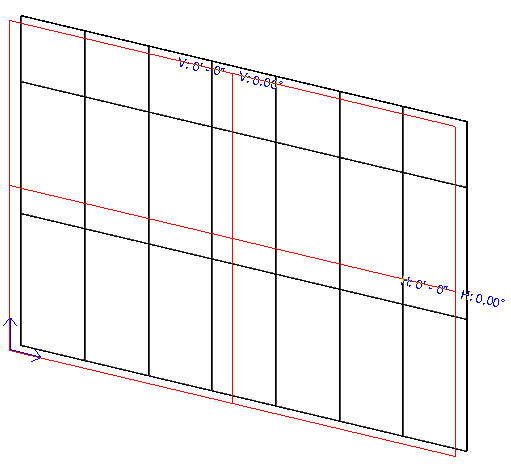 Modify The Grid Layout For A Curtain Wall Revit Products 2017