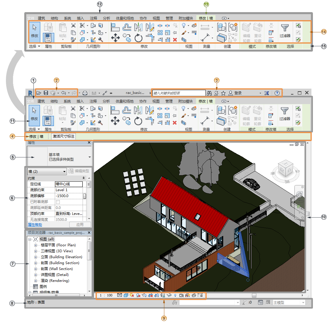 用户界面 | revit 产品 | autodesk knowledge network