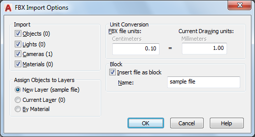 Autocad Fbx Export