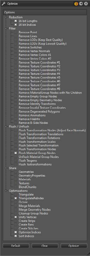 Scene Module Scenegraph tab – Simple UI