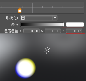 重影线色度色差示例