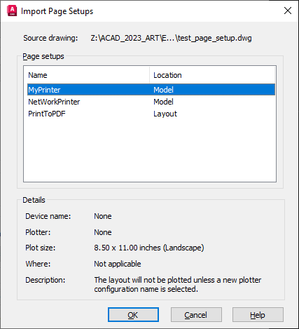 Have You Tried Create And Import Page Setups Autocad 2019 Autodesk Knowledge Network