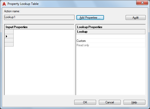 Property Lookup Table Dialog Box Autocad Lt 2019 Autodesk Knowledge Network