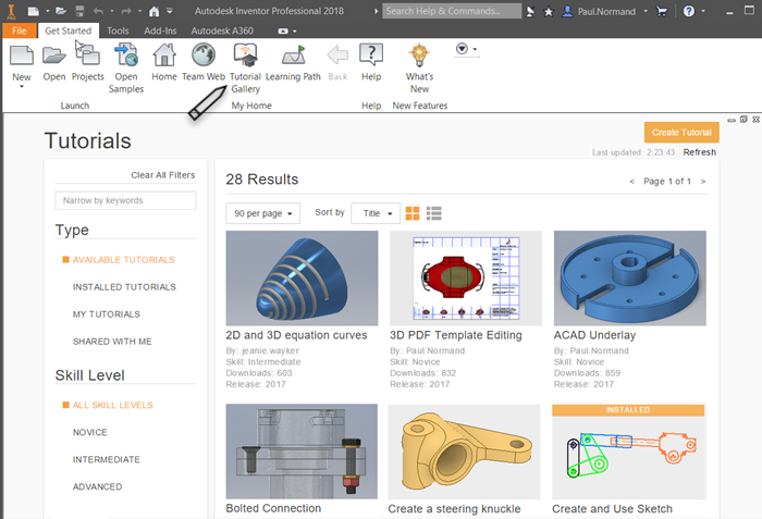 autodesk inventor tutorial basic