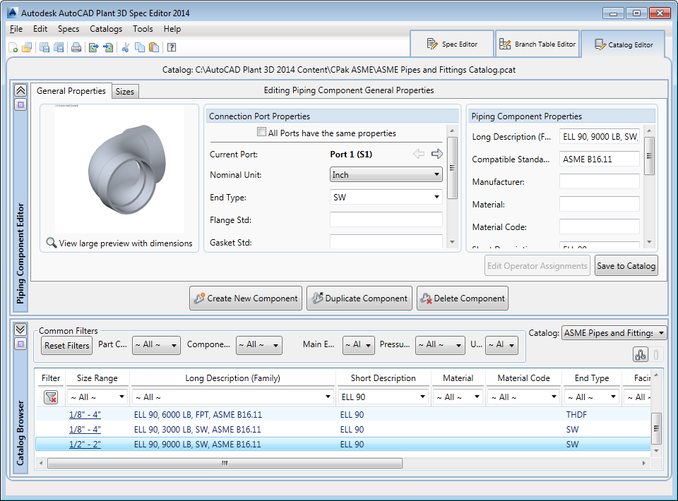 Catalog Editor Autocad Plant 3d 2019 Autodesk Knowledge