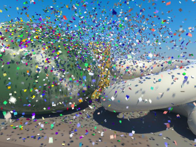 Ncloth による紙吹雪 Maya 19 Autodesk Knowledge Network