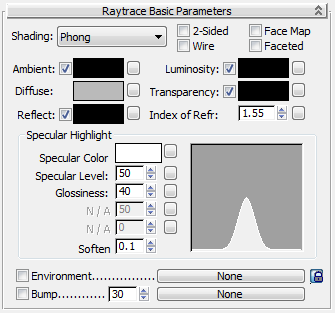 Raytrace Basic Parameters Rollout 3ds Max 2020 Autodesk Knowledge Network