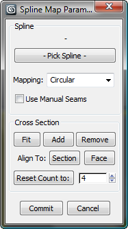 spline map parameters in unwrap uvw 3d max 2015