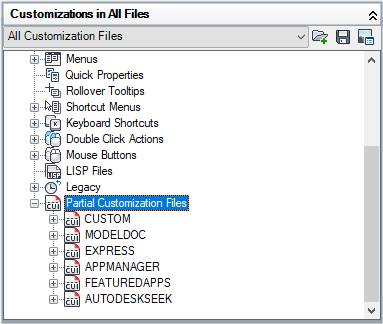 About The Customize User Interface Cui Editor Autocad Lt Autodesk Knowledge Network