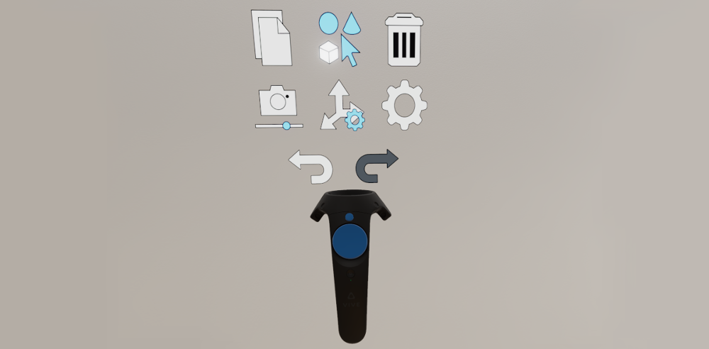 The main VR menu