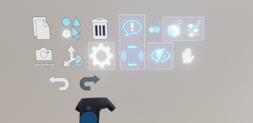 Feedback and general settings sub-menu