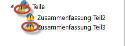 Warnung für kritische Werte