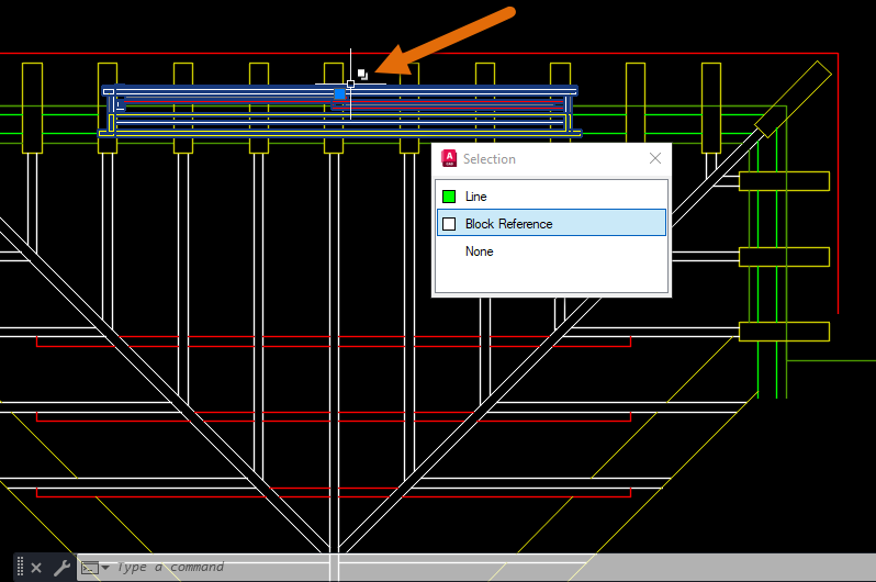 gstarcad cycling through overlapping objects