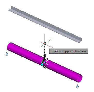 To connect to structure