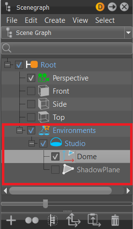 Environment switch and node makeup