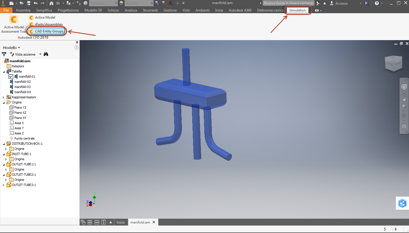 avviare Inventor