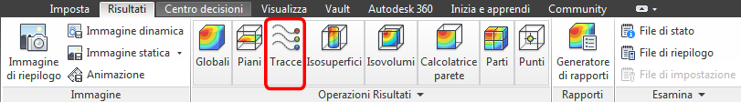 tracce dei risultati