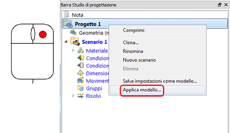Applica modello