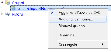 Aggiungi per nome