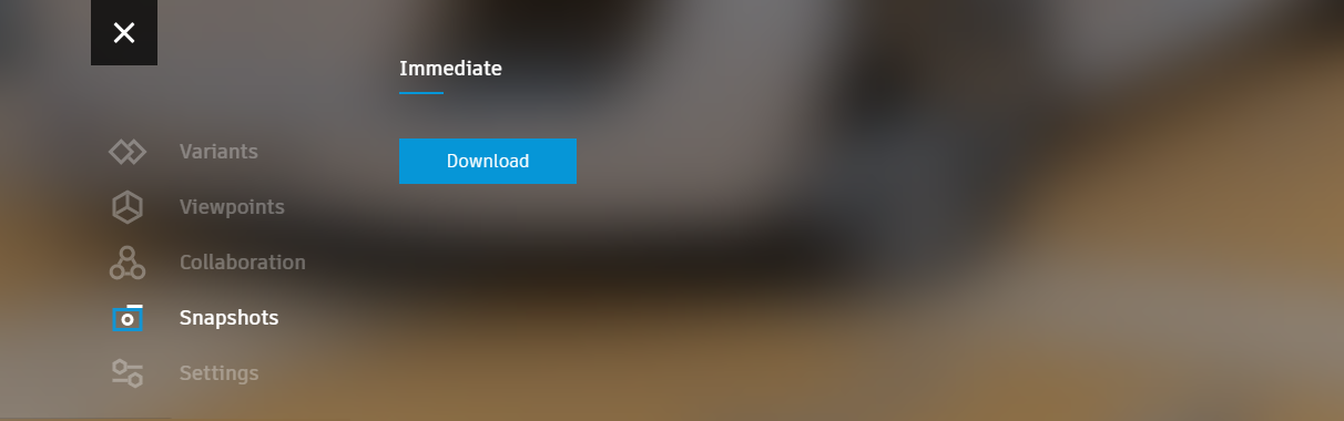 Stream アプリの[スナップショット]オプション