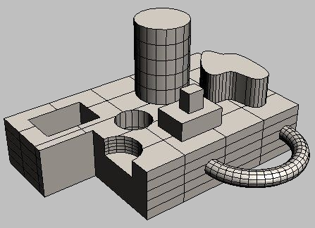 3ds Max 2022 帮助| 四边形网格和平滑| Autodesk