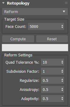 moi3d quad mesh retopology