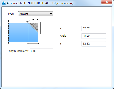 Chamfer Properties