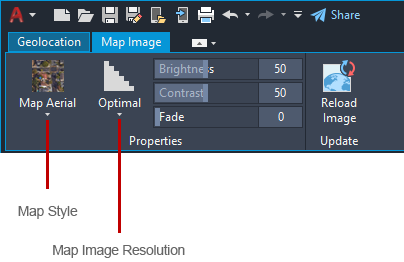 AutoCAD Architecture 2022 Help, To Work With Map Images