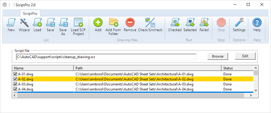 AutoCAD tip: how to write command scripts and automate plotting