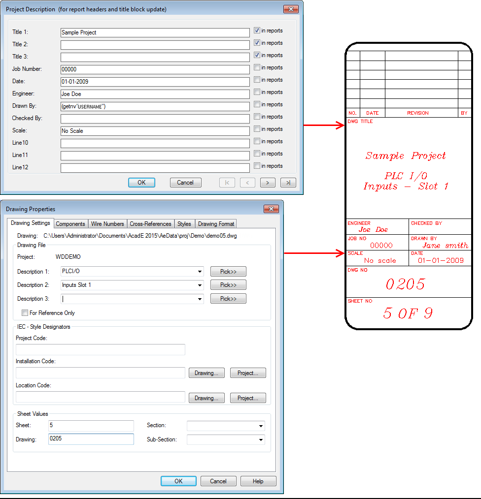 autocad update block