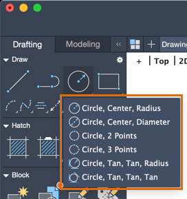 autocad mac draw line between two lines