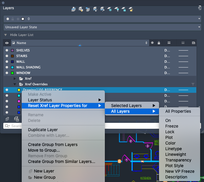 create a new layer in autocad for mac